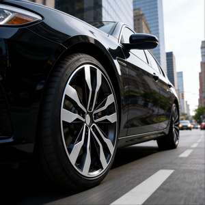 Nuevo Diseño de Llantas de Aleación <span class=keywords><strong>17</strong></span> 18 19 20 de Alta Calidad para Autos, Modelo <span class=keywords><strong>No</strong></span>.64 Negro Mate 5X108 5X112 5X114.3 5X120 para M4 M3 M5 M7 - Product Image 4