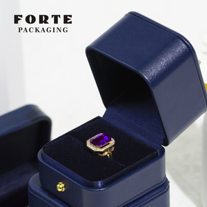 FORTE Packaging PU Luxury <b>Gift</b> Box Jewelry Packaging Bracelet Necklace <b>Earring</b> Ring <b>Boxes</b> Leather Jewelry Box - Product Image 6