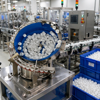 Alimentateur vibrant automatique à bol unique haute efficacité pour bouchons de bouteilles avec ligne de production d'alimentation vibrante pour l'assemblage
