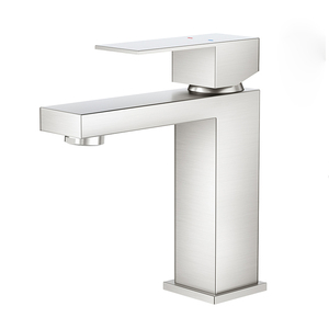 Modern minimalist style fits vessel basin easy to operate 304 stainless steel single hole bathroom vessel sink faucet - Product Image 1