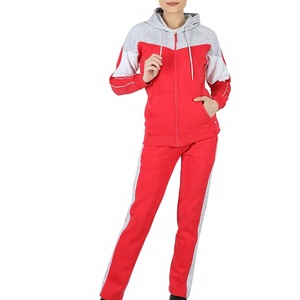 New Style Regular Fit Eco-Friendly Windproof Winter Pullover Tracksuit for Women High Quality 2 Piece Casual Fleece Windbreaker - Product Image 1