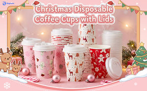 Gobelets en papier compostables PLA Logo personnalisé Biodégradable 6oz-32oz Gobelets en papier à base de pâte de bois Gobelets à paroi simple pour boissons chaudes/froides - Product Image 3