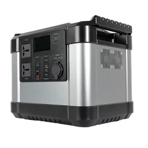 Cắm Trại Ngoài Trời 110 V 220 V di động năng lượng mặt trời Máy phát điện pin lithium 1200W Trạm điện cầm tay - Product Image 1