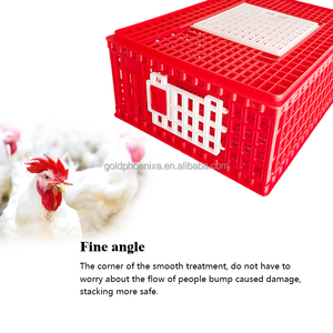 Qa Chất lượng cao gà chim nhiều màu gia cầm Crate đôi cửa giao thông vận tải lồng - Product Image 4