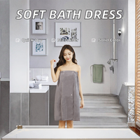Professional 300g Ultra Absorbent Large Spa Towel Salon Bath Skirt Chest Wrap Available Gray Purple-Beauty Salon Wholesale Bulk