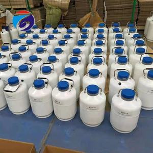 ถังไนโตรเจนเหลวขนาดเล็ก 2 ลิตร ทำจากอลูมิเนียมอัลลอยด์ สำหรับเก็บตัวอย่างทางชีวภาพ - Product Image 1