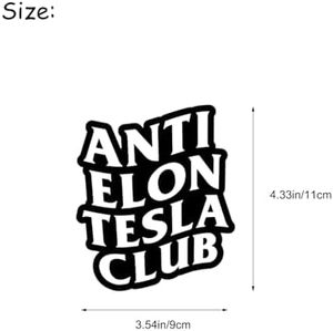 <span class=keywords><strong>Elon</strong></span> <span class=keywords><strong>Musk</strong></span> drôle pare-chocs autocollant décalcomanies pour <span class=keywords><strong>voiture</strong></span> Anti-<span class=keywords><strong>Elon</strong></span> Club ordinateur portable autocollant pour <span class=keywords><strong>Tesla</strong></span> propriétaires modèle X Y 3 S pare-chocs accessoires - Product Image 2