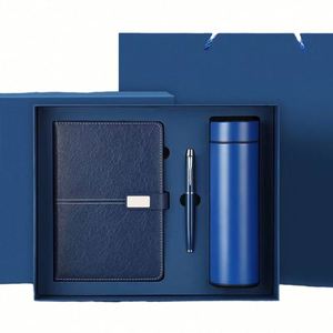 Wholesale Luxury Custom Corporate Gift <b>Set</b> Pu Leather <b>Notebook</b> Pen Cup Personalized Silk Screen Printed Business Gifts - Product Image 1