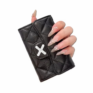 กระเป๋าคาดเอวหนังแท้กันน้ำขนาดเล็กแบบเย็บลายพร้อมสายปรับได้ ช่องใส่เหรียญ บัตรประชาชน และช่องใส่โทรศัพท์ - Product Image 6