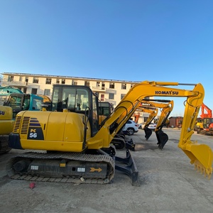 Excavatrice sur chenilles Komatsu PC56 d'occasion importée de 5 tonnes avec garantie de deux ans et livraison gratuite - Product Image 1
