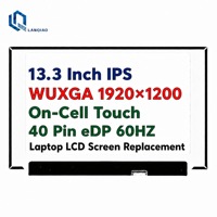 Nouvel écran LCD pour ordinateur portable NV133WUM-T01, 13,3 pouces WUXGA 1920x1200 IPS 40 broches, écran tactile de remplacement 5D10V82422, type ThinkPad 21FG