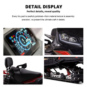 Véhicule tout-terrain <span class=keywords><strong>de</strong></span> ski et <span class=keywords><strong>de</strong></span> motocross 1000cc à grande cylindrée pour l'aventure en extérieur, motoneige et <span class=keywords><strong>luge</strong></span> à neige - Product Image 5