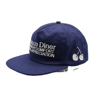 Low MOQ Custom 5 Panel Flat Brim Cotton Embroidery Unstructured Snapback <b>Hats</b> - Product Image 2