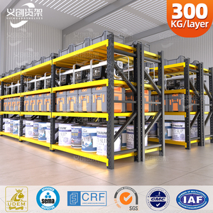 Estanterías de Almacenamiento Resistentes a Precio de Mayoreo, Estanterías de Acero Selectivas para Almacenes, Estanterías Ajustables sin Pernos con Capacidad de 300 kg en Venta - Product Image 1