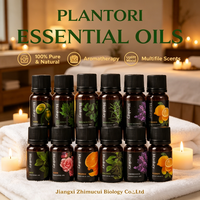 Huiles essentielles bio pour le visage à la menthe poivrée, à la rose et au gingembre, huile essentielle pure de vanille, d'arbre à thé et de romarin pour massage corporel et diffuseur.