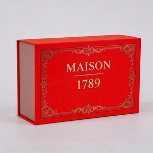 Boîte en forme de <span class=keywords><strong>livre</strong></span> magnétique avec logo personnalisé, boîte rigide en carton solide, emballage cadeau avec insert en EVA - Product Image 2