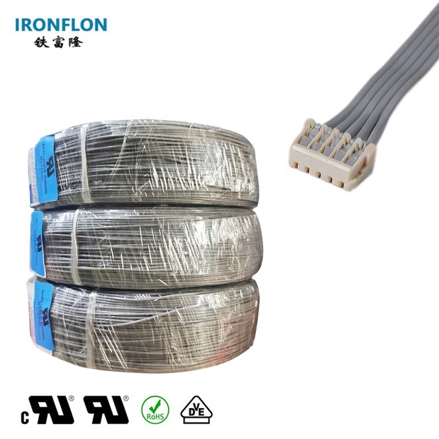 PTFE Insulated Electrical Wire UL1213 20AWG Nickel Plated Copper Stranded Conductor for Automotive Car Harness