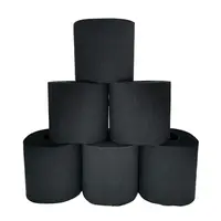 Black Strong Texture Toilet Tissue Paper Roll, High Quality