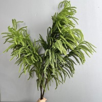 Meilleures ventes : Arbre artificiel en plastique souple, type aiguilles de pin, avec grandes branches, cônes et fruits, pour Noël et mariage, recyclable et léger