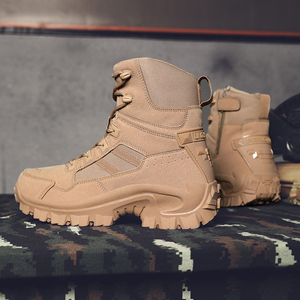SF17 706 Desert Tan <b>Hiking</b> <b>Boots</b> Waterproof Outdoor All Seasons Canvas Men Tactical <b>Boot</b> - Product Image 3