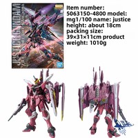 Kit de Montaje de Robots de Juguete de PVC para MG Wing Zero Lightning Storm Destiny Freedom Blue Deviant y Holy Shield