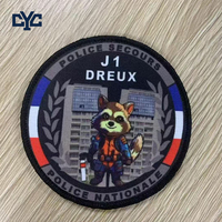 Parche Tejido Personalizado de Fábrica, Redondo, de Alta Densidad, con Borde Merrow, Colorido, Suave, con Diseño de Animales de la Selva