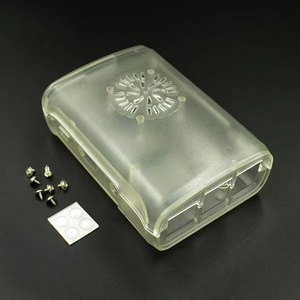 Second Third Generation <strong>Raspberry</strong> <strong>Pi</strong> Injection Molded Case Black White Transparent Three Colors for Electronic Modules <strong>Kits</strong> - Product Image 4