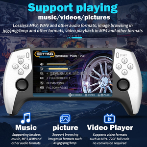 SF3500 YUXU คอนโซล<span class=keywords><strong>เกม</strong></span>พกพาแบบพกพาหน้าจอ IPS ขนาด 5 นิ้วเครื่องเล่นเกมย้อนยุค Wi-Fi 10000+ <span class=keywords><strong>เกม</strong></span>ส์จอยสติ๊กคู่ 3000mAh - Product Image 4