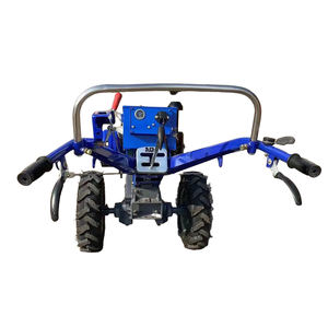 Tractor manual agrícola de dos ruedas, motor diésel de 8-20HP con timón rotativo y arado, selección opcional - Product Image 2