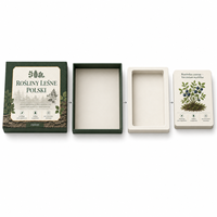 Cartes d'apprentissage personnalisées sur l'identification des plantes forestières polonaises, noms en latin, papier mat durable et écologique, éducation botanique
