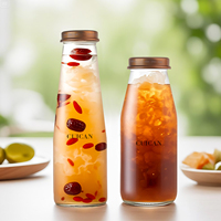40ml 50ml 80ml 90ml 100ml 120ml 200ml 250ml Bouteille de dessert pour pouding au yaourt Nid d'oiseau Bocal en verre avec couvercles PT