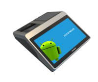 Matériel de point de vente pour ordinateur de bureau Windows, intégrant la compatibilité NFC sans contact, module de numérisation 2D intégré, imprimante thermique grand format