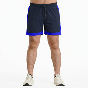 Pantalones Cortos Deportivos para Hombre con Cordón Ajustable, de Secado Rápido, Diseño Sólido, Cintura Alta, Venta al por Mayor, de Tela Satinada Ecológica - Product Image 6