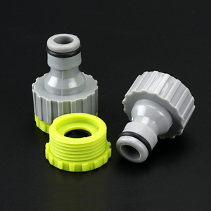 Adaptateur de tuyau d'arrosage à connexion rapide en plastique 12-16 mm pour robinet de jardin et lavage de voiture - Product Image 1