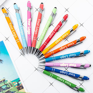 Bolígrafo Stylus de Aluminio Económico con Punta de Goma Suave para Pantalla Táctil, Personalizable con Logotipo, Promocional para Teléfono Móvil, Color Personalizado - Product Image 1