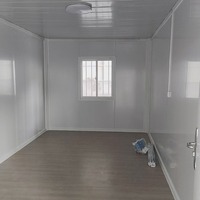 Maison conteneur en acier démontable à plat avec design moderne pour bureau préfabriqué, entrepôt ou chambre à coucher