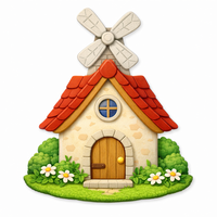Aimant de réfrigérateur en résine WeiVista, souvenir de ferme, cadeau personnalisé en gros pour boutique de souvenirs de voyage en campagne