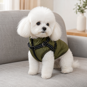 Fabricante de Ropa para Perros de Lujo Personalizada, Chaqueta Impermeable para Perros, Abrigo Cálido para Invierno para Mascotas OEM/ODM - Product Image 3