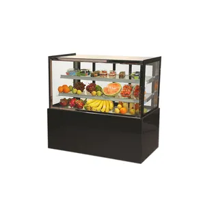 Supporto per frigorifero con display per torte a temperatura singola per vetrina espositiva per torte