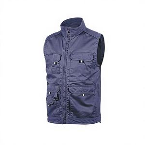 Chaleco de Seguridad Reflectante Impermeable Personalizable OEM, Sin Mangas, Transpirable, con Bolsillos y Logotipo Personalizado para Hombre - Product Image 1