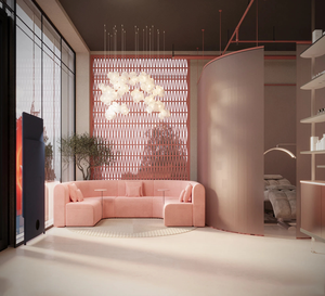 Ensemble table de manucure moderne et chaise de salon OEM – Mobilier de salon de beauté pour solution d'aménagement commercial - Product Image 5