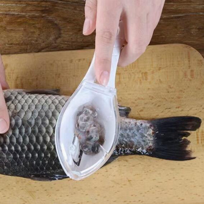 New design Kitchen-specific ABS convenient manual planer fish scaler scale tool