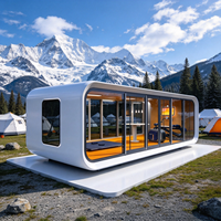Casetta Prefabbricata Apple Cabin Pod, Villa Moderna, Ufficio Traspirante e Insonorizzato, Casa Modulare Portatile, Soggiorno da Giardino