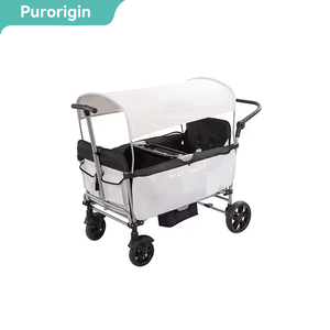 Cochecito <span class=keywords><strong>de</strong></span> bebé <span class=keywords><strong>de</strong></span> acero portátil multifuncional exclusivo <span class=keywords><strong>de</strong></span> Purorigin para acampar al aire libre, paseos en la playa, gemelos que llevan playa versátil - Product Image 1