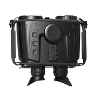 Jumelles thermiques HT-C600, capteur IR 384x288, objectif 50 mm, dispositif d'observation nocturne à double œil, caméra de surveillance de la faune en extérieur