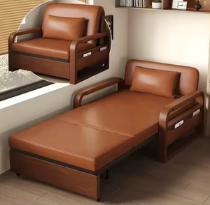 Canapé-lit pliant multifonctionnel compact pour la maison, lit simple rétractable double usage, style japonais, en métal souple, avec rangement – Grande Vente - Product Image 3