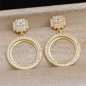 ต่างหูมุกทรงกลมเงินแท้ WENCHI S925 ขนาด 13.7 มม. หรูหรา พร้อมฐานเปล่าสำหรับ DIY อุปกรณ์ตกแต่งเครื่องประดับ - Product Image 1