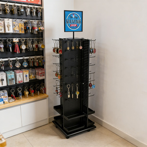 Rotating Metal <strong>Wood</strong> Toys Drink Display Shelf Snack Spinner <strong>Peg</strong> <strong>Boards</strong> Display Rack - Product Image 5