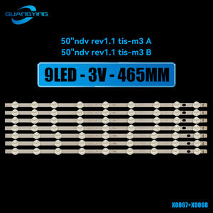 Tira de Retroiluminación LED para TV de 50 Pulgadas, Modelo ndv Rev1.1 <span class=keywords><strong>Tis</strong></span>-m3 a B VES500UNDA 50 NDV REV1.1 VES500UNDC-2D-N01 HITACHI 50HYT62U TX-50A300B - Product Image 3