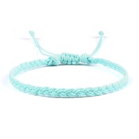 Nouveau bracelet bohème coloré tressé à la main pour la plage et le surf, polyvalent et ajustable